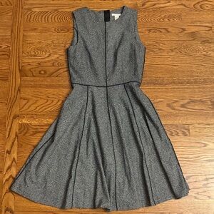 H&M Charcoal Gray Midi Dress